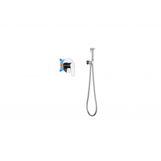 Смеситель с гигиеническим душем AQUATEK Бетта AQ1119CR встраиваемый хром